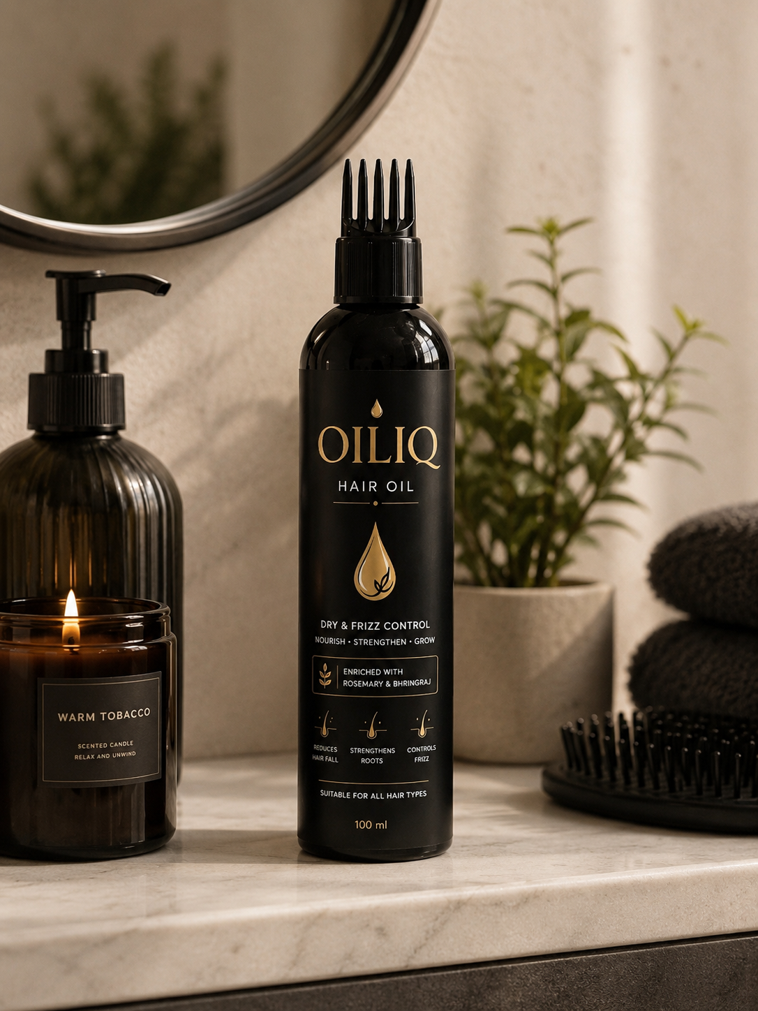 OILIQ Rosemary & Bhringraj Hair Oil