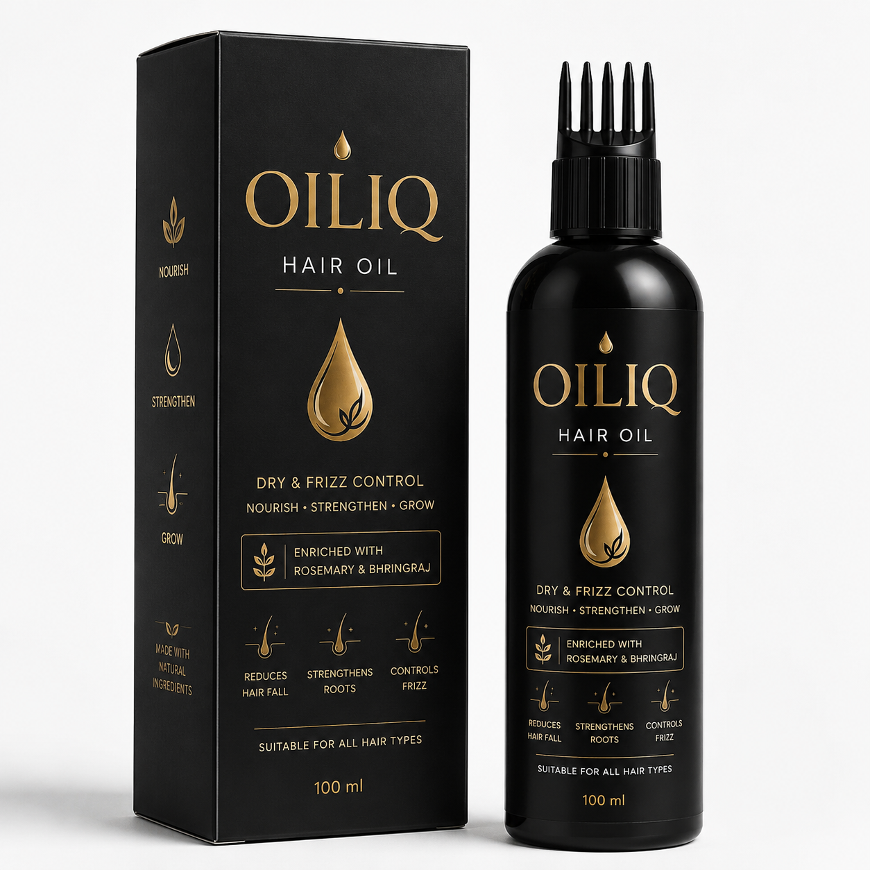 OILIQ Rosemary & Bhringraj Hair Oil